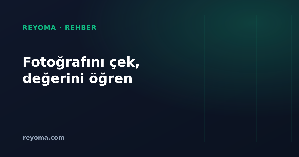 Fotoğrafını Çek, Değerini Öğren: İkinci El Kurumsal Ekipmanda Yapay Zeka Destekli Değerleme Nasıl Çalışır?
